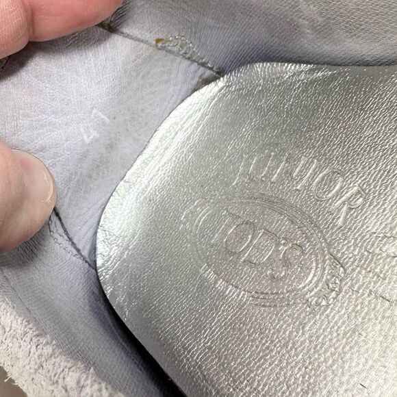 Junior Tod’s Gommino Suede Driving Moccasins Mocs Shoes Size 41 US Size 11 - Picture 9 of 12